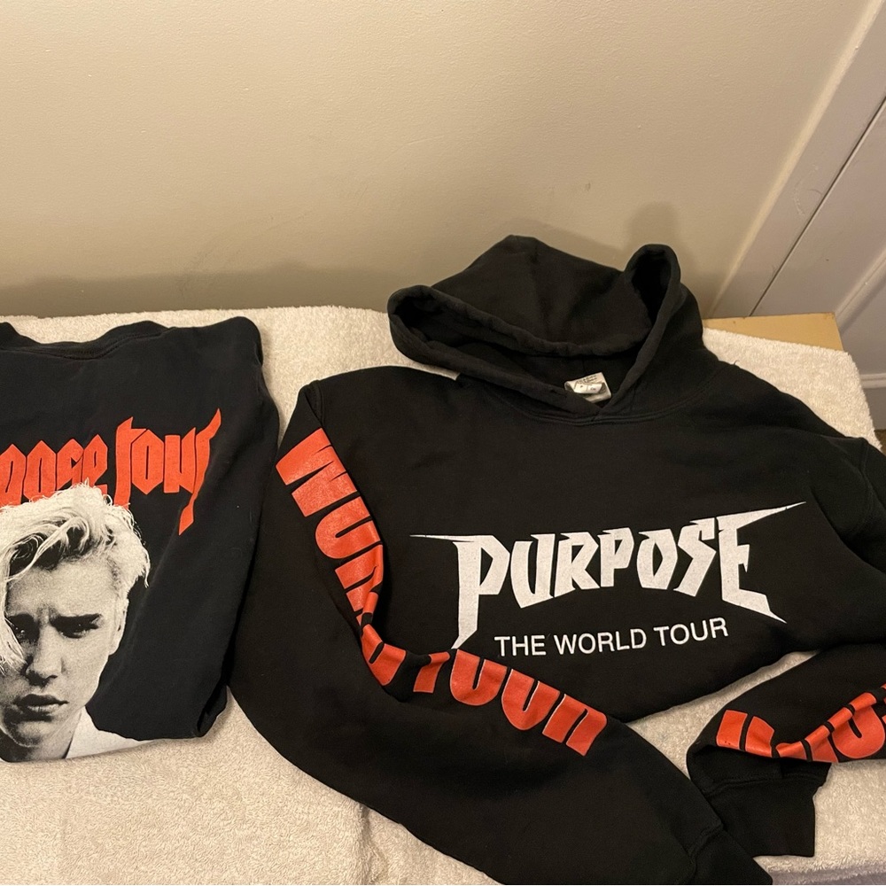 COPY - Justin Bieber Purpose tour tee and hoodie
